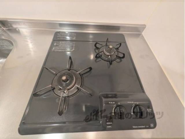 キッチン　ガス2口コンロ