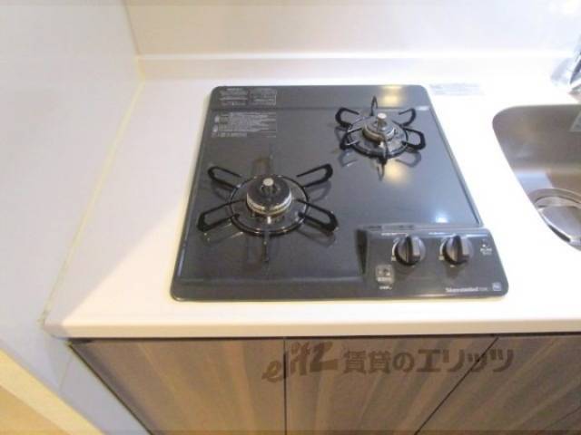 キッチン　ガス2口コンロ