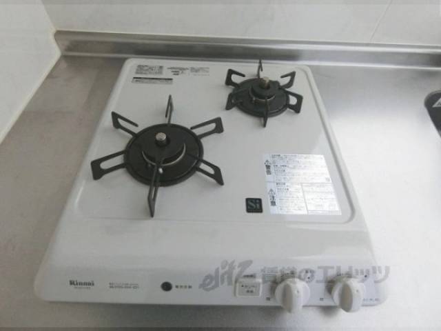 キッチン　ガス2口コンロ