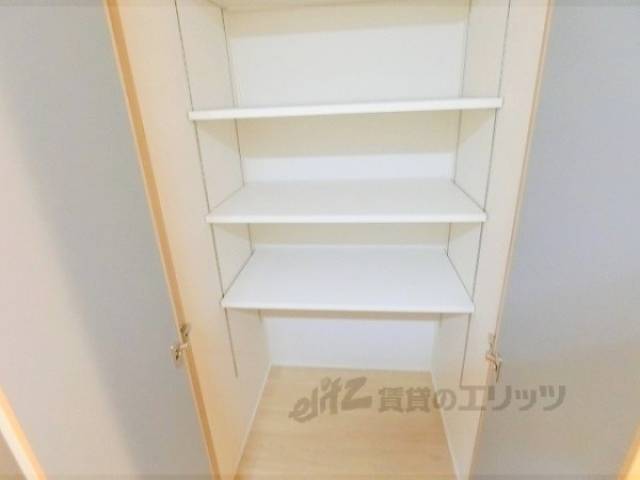 収納　洗面所向かい