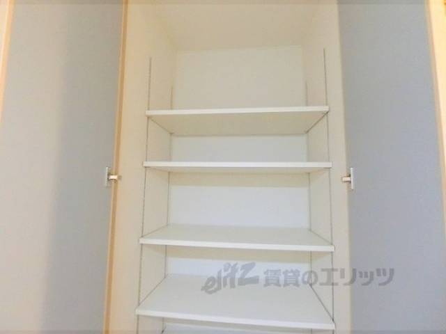 収納　洗面所向かい