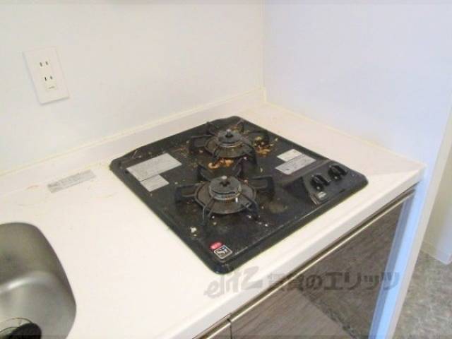 キッチン　ガス2口コンロ
