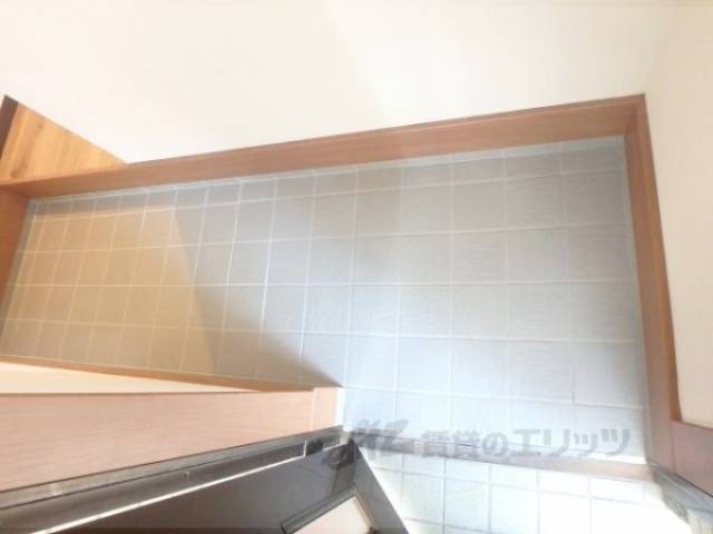 玄関　長い玄関です