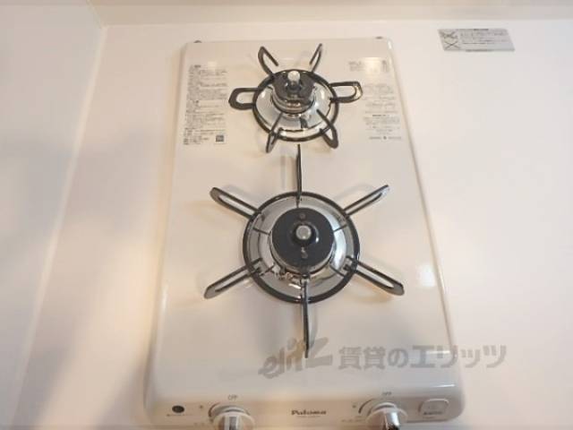 キッチン　2口ガスコンロ