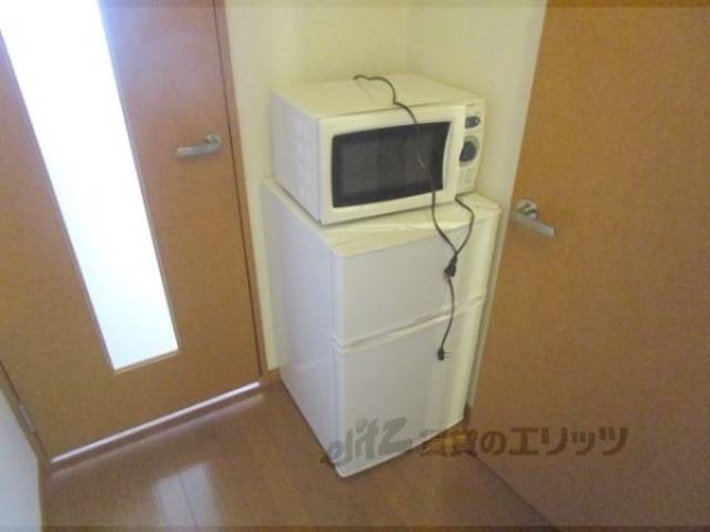 冷蔵庫置場　電子レンジ・冷蔵庫