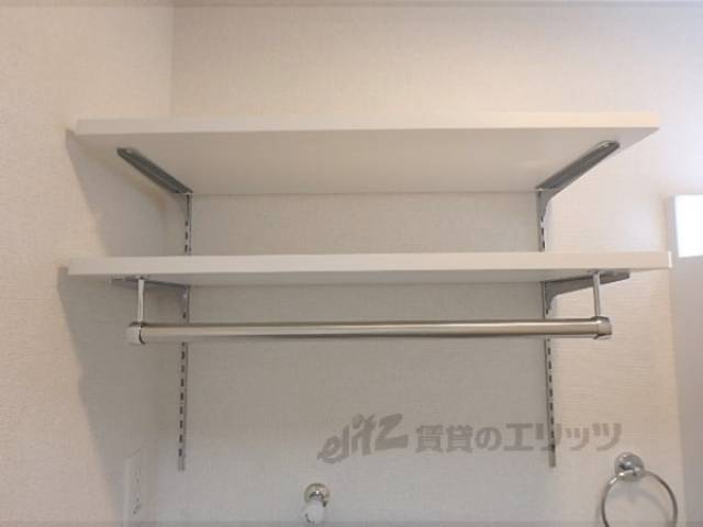 洗濯機置場　棚