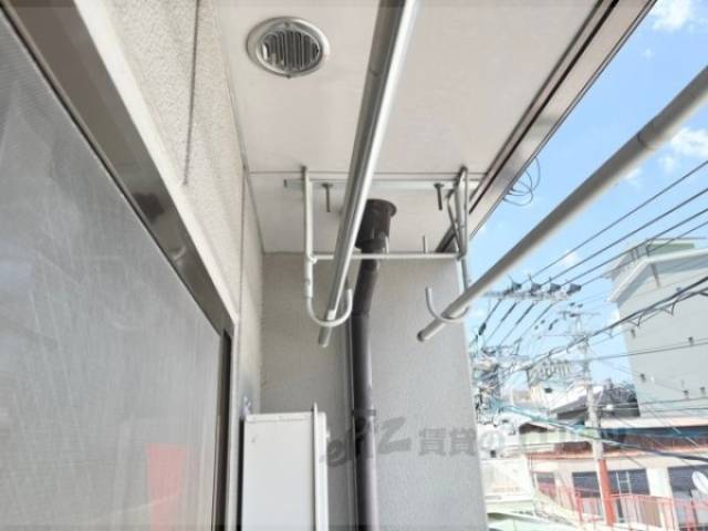 ベランダ　洗濯干し