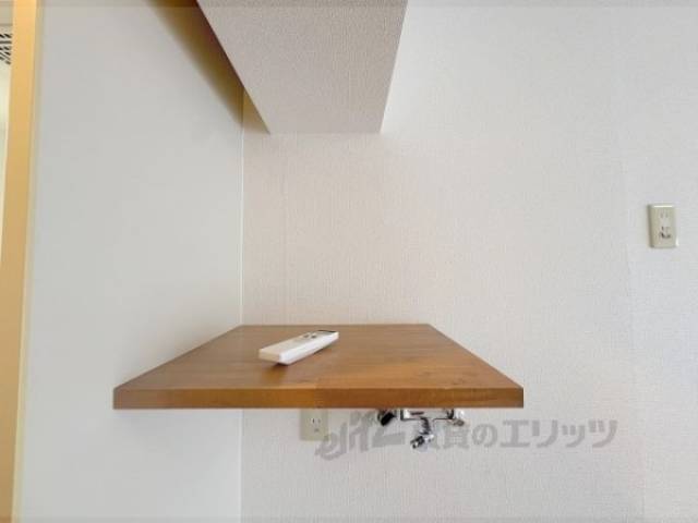 洗濯機置場　上部収納