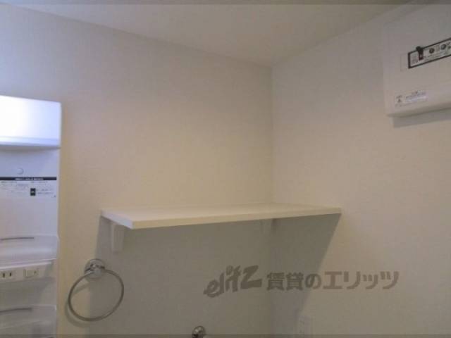 洗濯機置場　棚