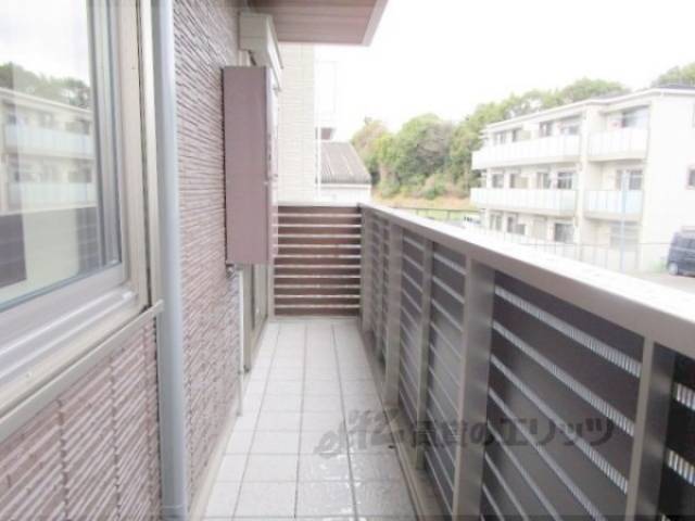 ベランダ　北向き