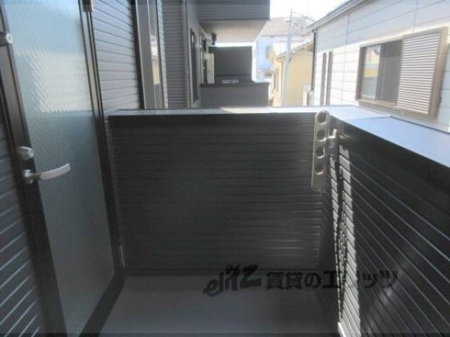 ベランダ　西向き