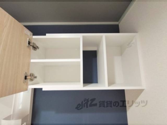 洗濯機置場　棚