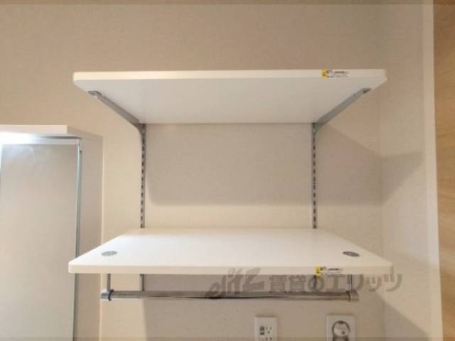 洗濯機置場　棚