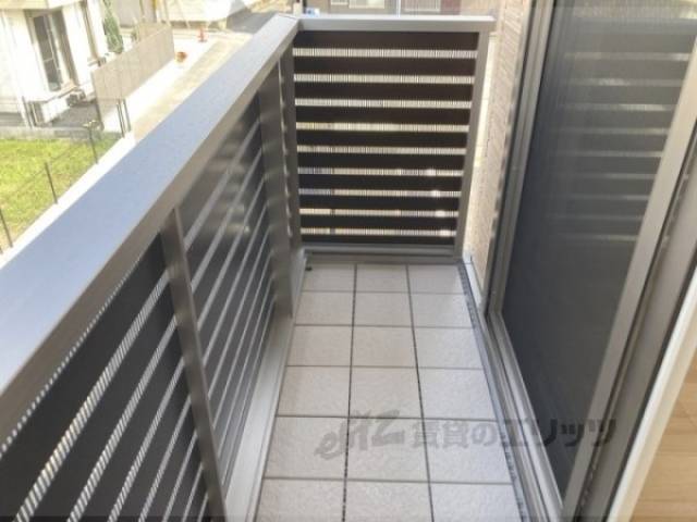 ベランダ　北向き