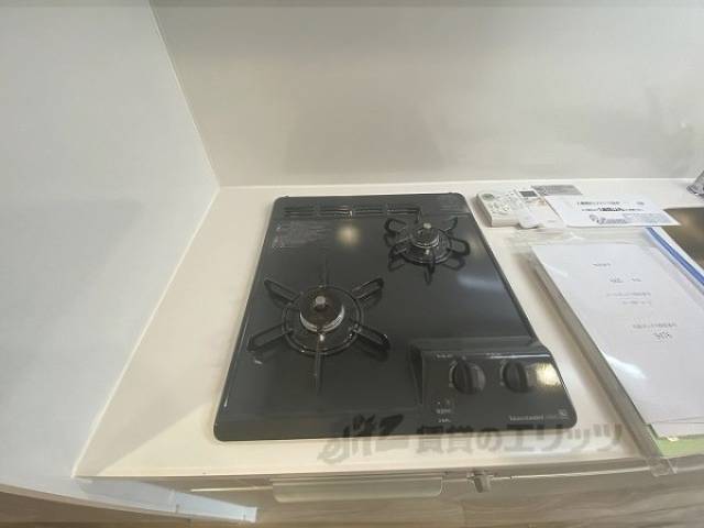 キッチン　ガス2口コンロ