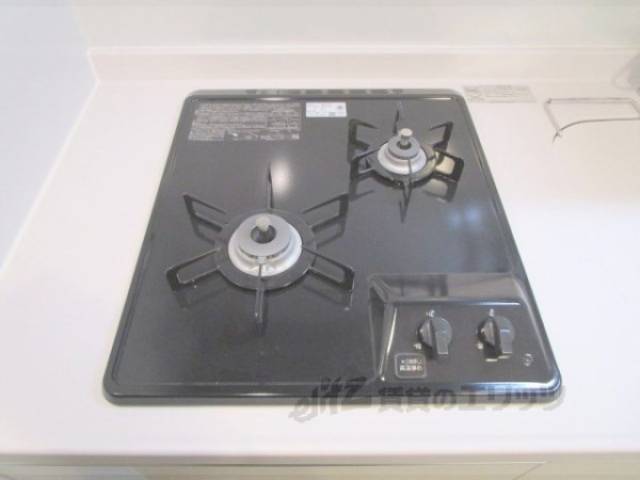 キッチン　ガス2口コンロ