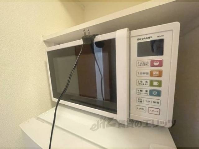 冷蔵庫置場　電子レンジ