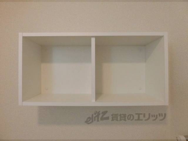 洗濯機置場　上部収納