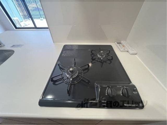 キッチン　ガス2口コンロ