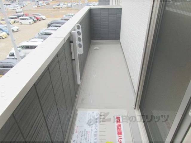 ベランダ　北側