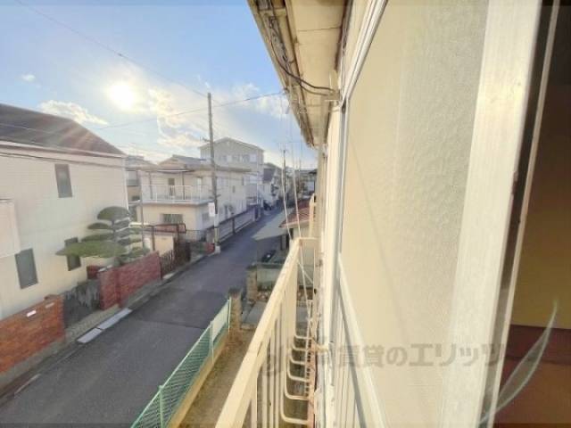 ベランダ　物干し竿設置場所