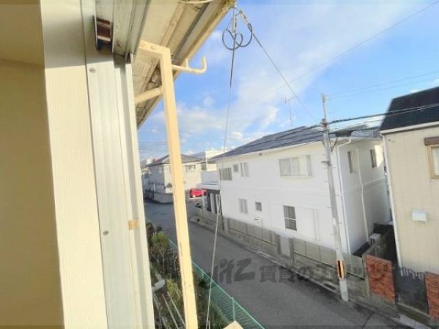 ベランダ　物干し竿設置場所