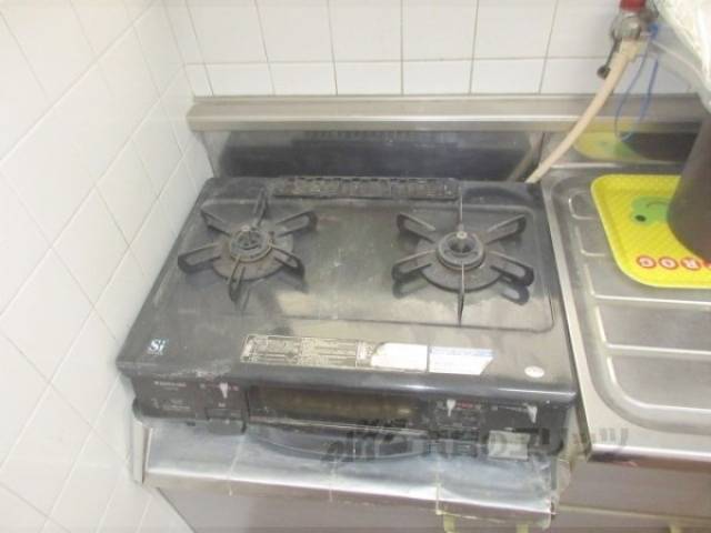 キッチン　ガス2口コンロ