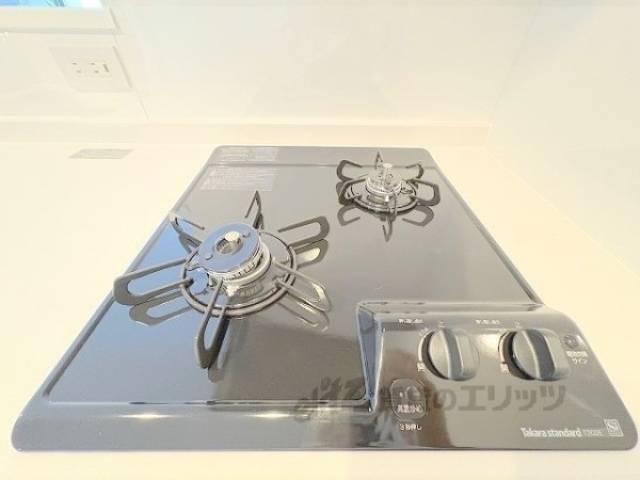 キッチン　ガス2口コンロ