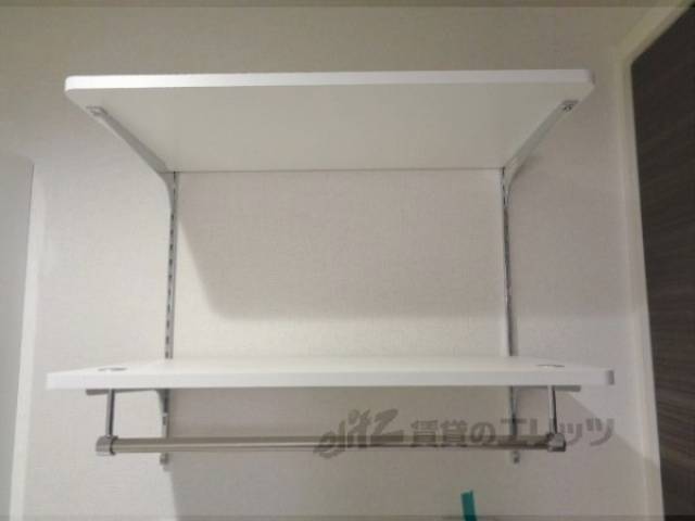 洗濯機置場　棚