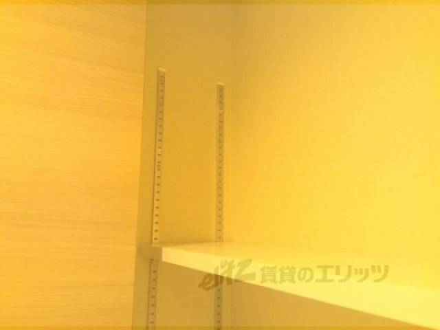 収納　廊下ｸﾛｰｾﾞｯﾄ　棚板は高さ調節可能です