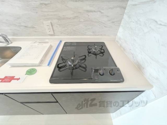キッチン　ガス2口コンロ
