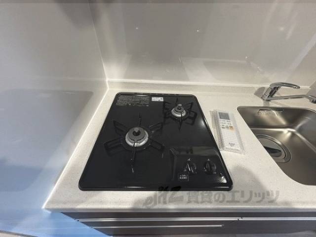 キッチン　ガス2口コンロ