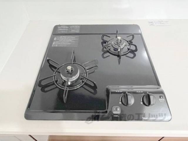 キッチン　ガス2口コンロ