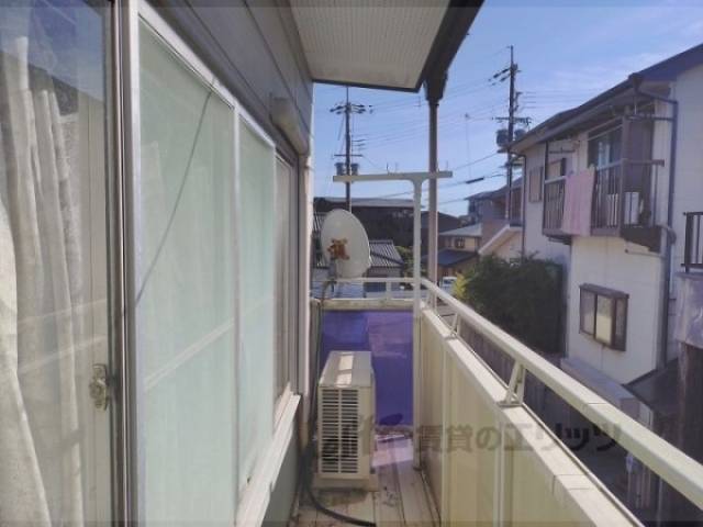 ベランダ　清掃前です