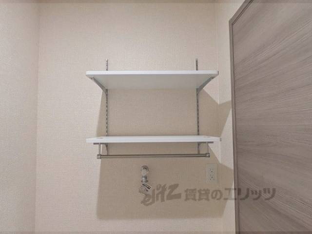 洗濯機置場　棚