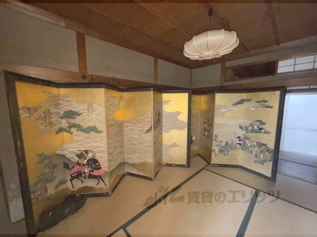 和室　屏風