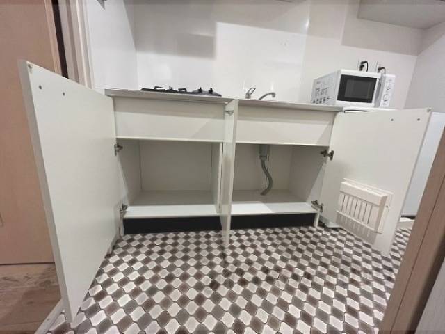 収納　キッチン台下