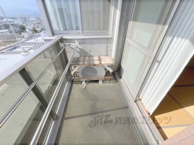 ベランダ　家具・家電は全て撤去されます。