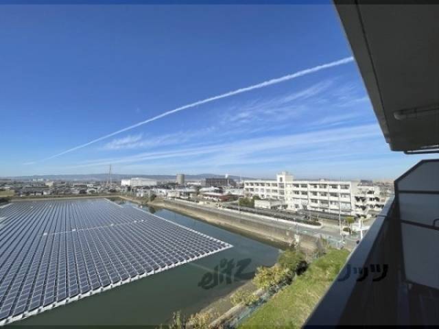 眺望　ベランダから右の景色