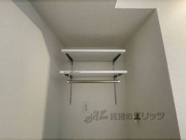 洗濯機置場　棚