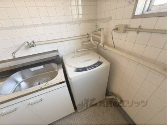 洗濯機置場　共用洗濯機