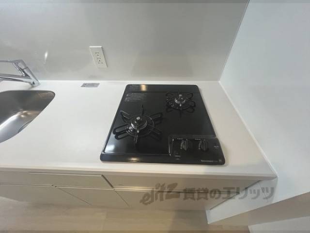キッチン　2口ガスコンロ