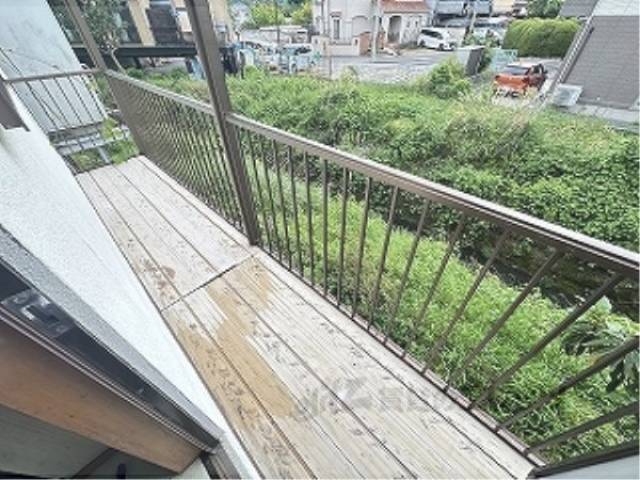 ベランダ　キッチン側
