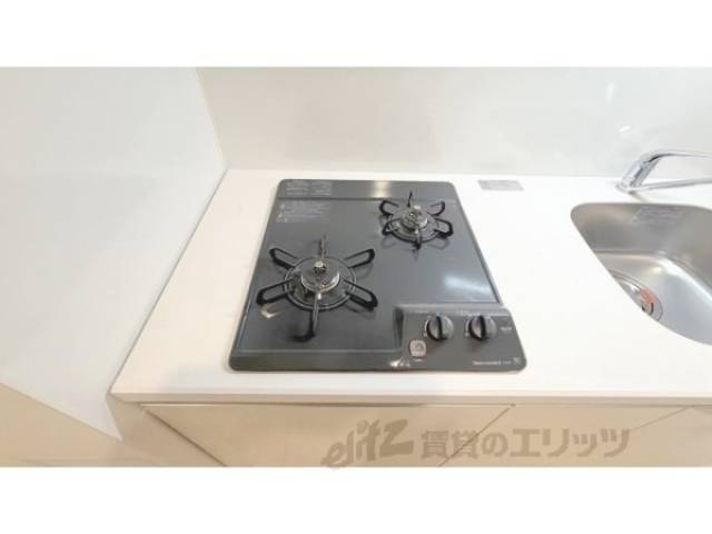 キッチン　ガス2口コンロ