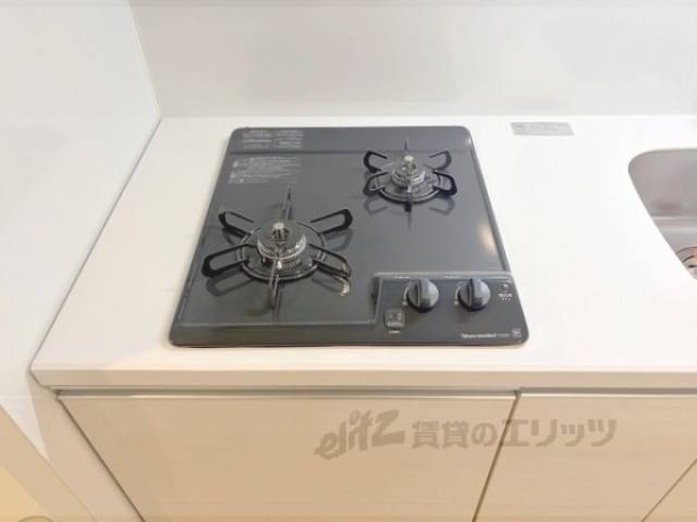 キッチン　ガス2口コンロ