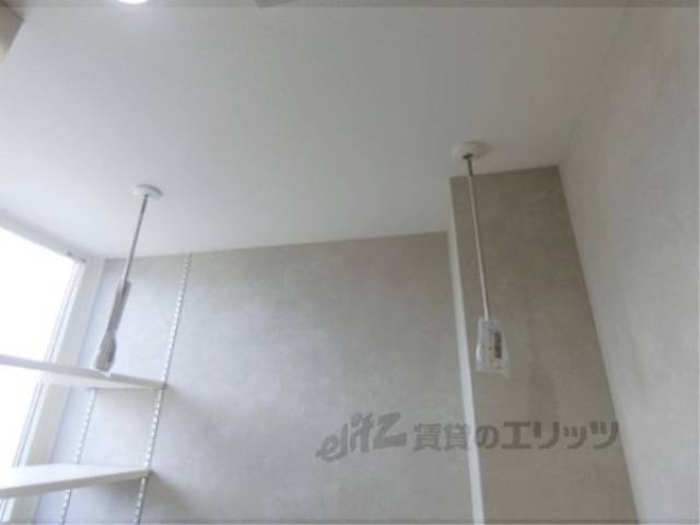 洗面所　室内物干し