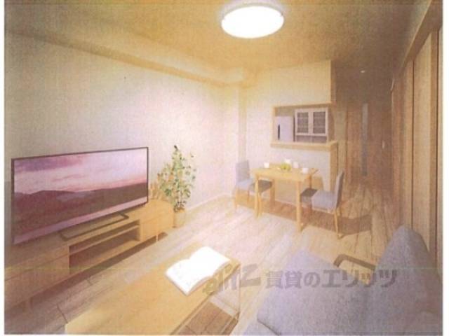 リビング　完成予想パース