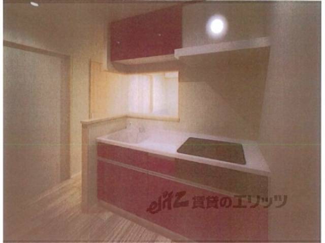キッチン　完成予想パース