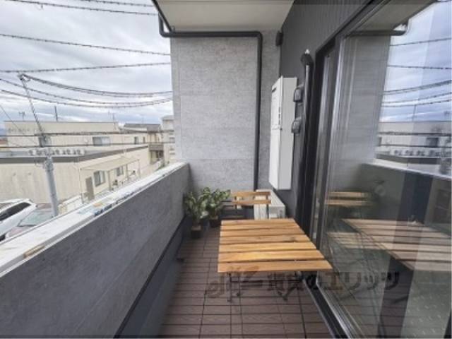 ベランダ　モデルルーム使用