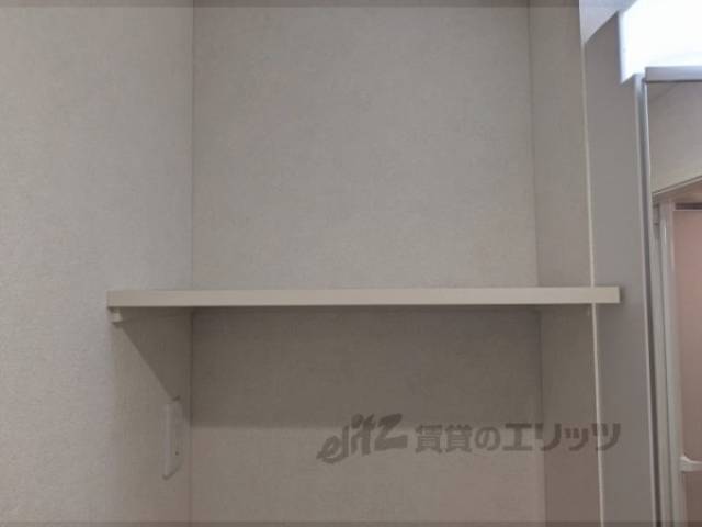 洗濯機置場　棚